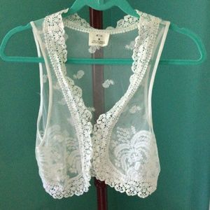 Lace vest